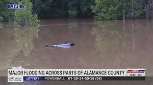Flash Floods Ravage Alamance County: Rescue Operations Underway