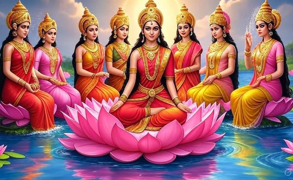 Ashta Lakshmi: Exploring the 8 Divine Forms of Goddess Lakshmi & Their Mantras