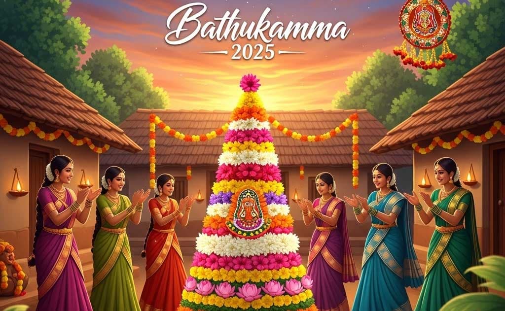 Bathukamma Celebrations in Dubai & UAE 2026 - Complete NRI Guide (ETCA, GTF, Telugu Association UAE, Abu Dhabi Telangana Friends)