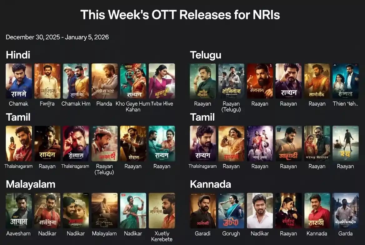 This Week's OTT Releases for NRIs: Must-Watch