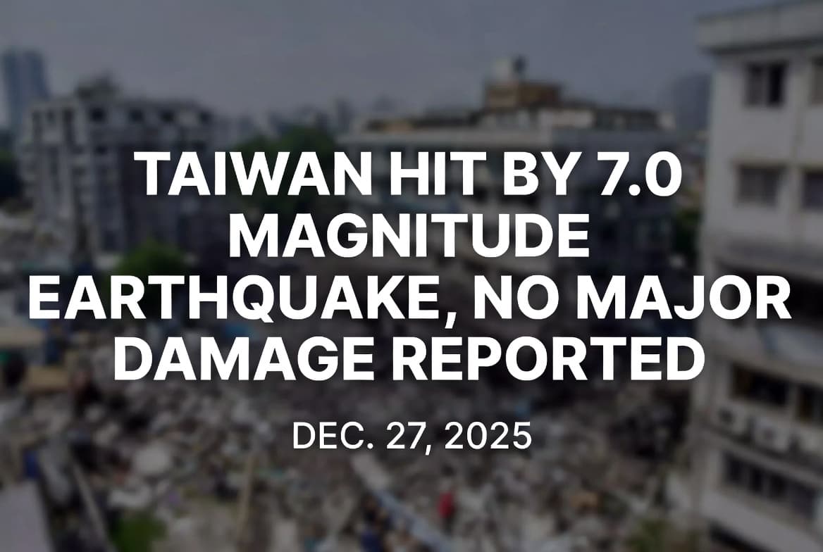 taiwan earthquake