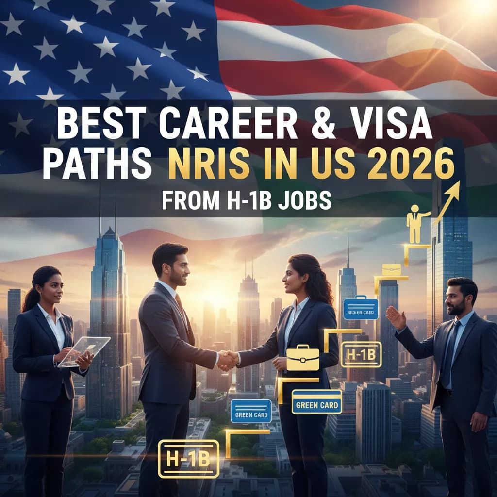Best Career & Visa Paths for NRIs in US 2026: From H-1B Jobs