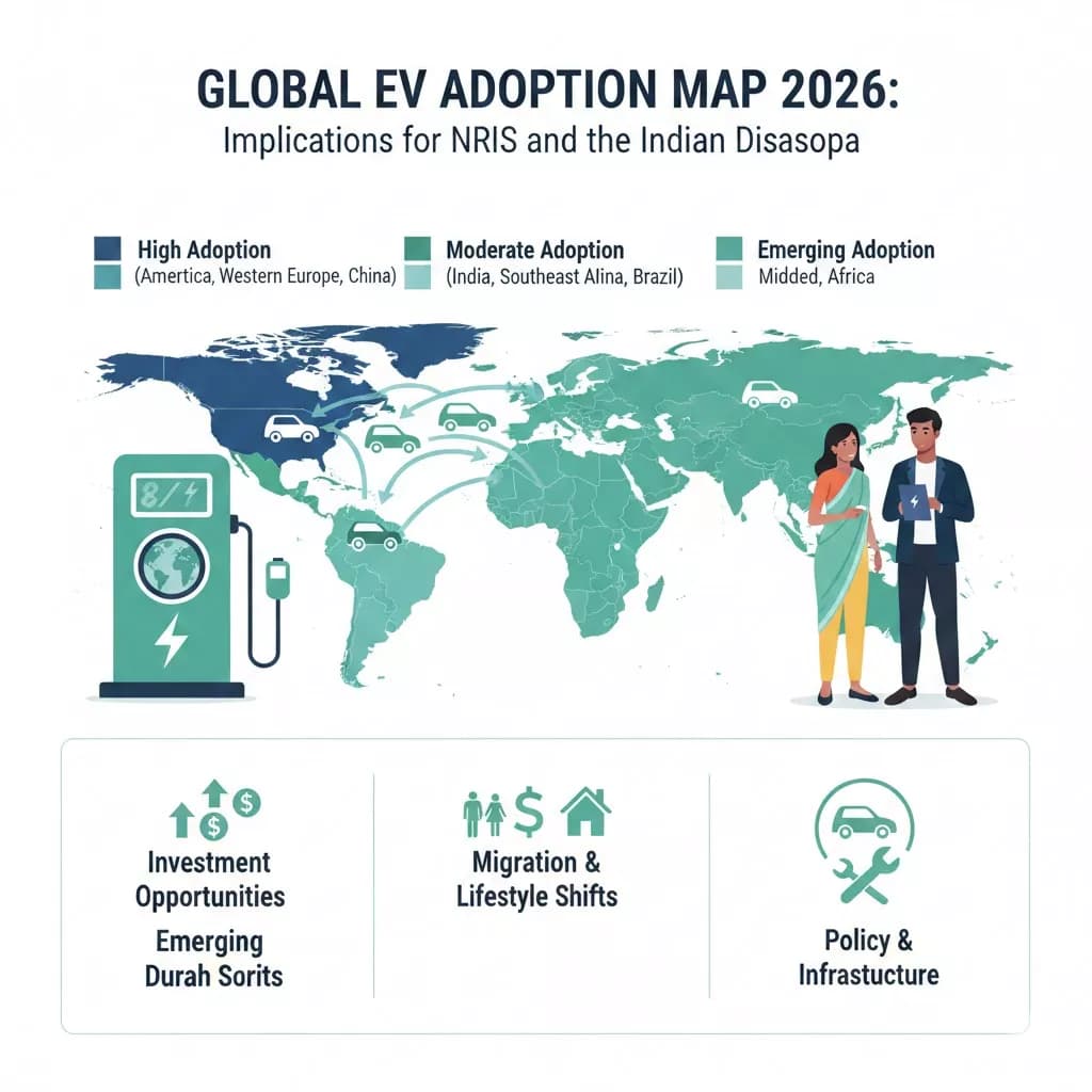 Global EV Adoption Map 2026: Implications for NRIs and the Indian Diaspora