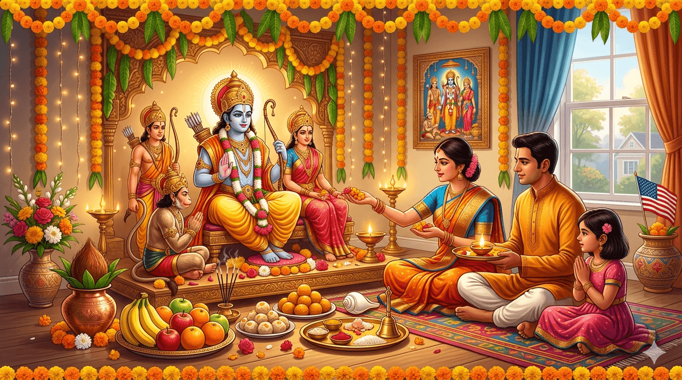 Ram Navami 2026 in the USA: Date, Puja Timings & Simple Home Ritual Guide