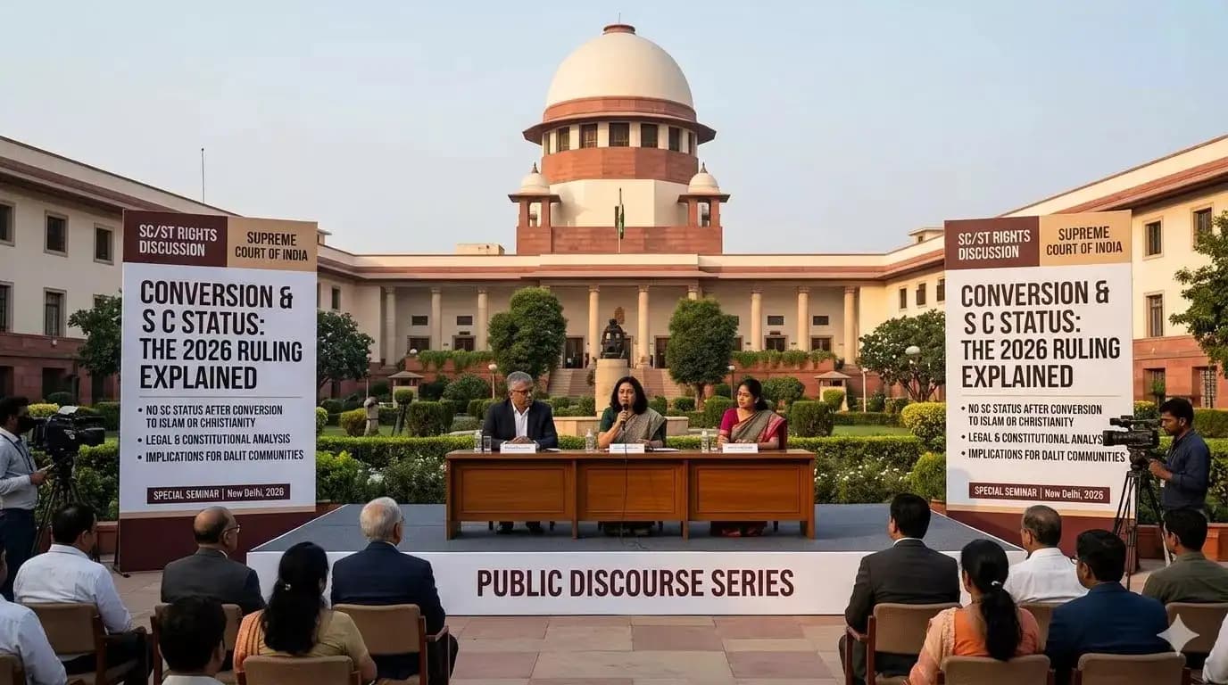 No SC Status After Conversion to Islam or Christianity: Supreme Court 2026 Ruling Explained