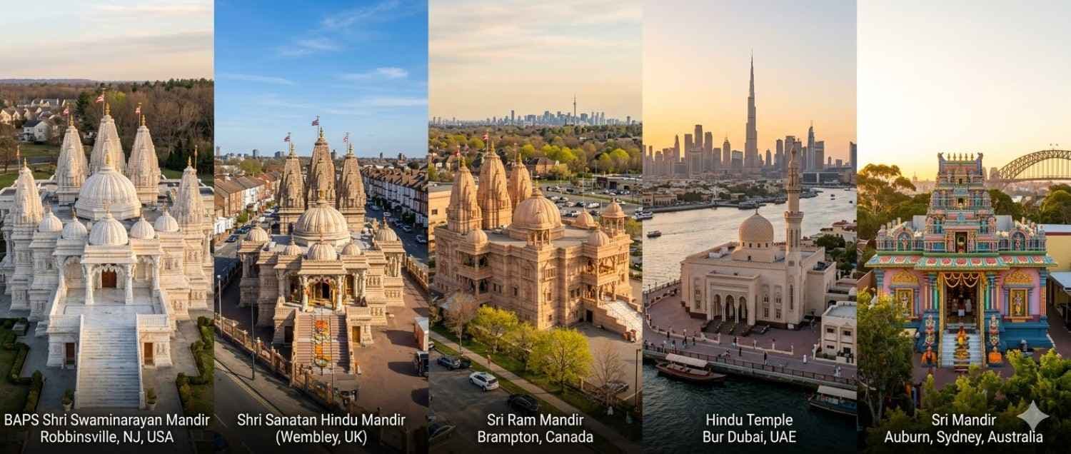 Sri Rama Temples Abroad: A Complete NRI Guide to Rama Worship in USA, UK, Canada, UAE & Australia (March 2026)