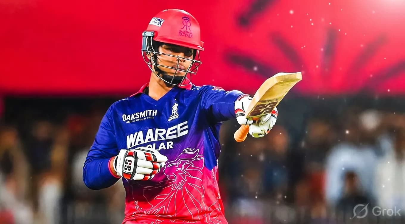Teen Star Vaibhav Shines in RR vs RCB Clash