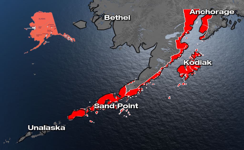Alaska Tsunami Alert Downgraded After 7.3-Magnitude Earthquake Near Sand Point