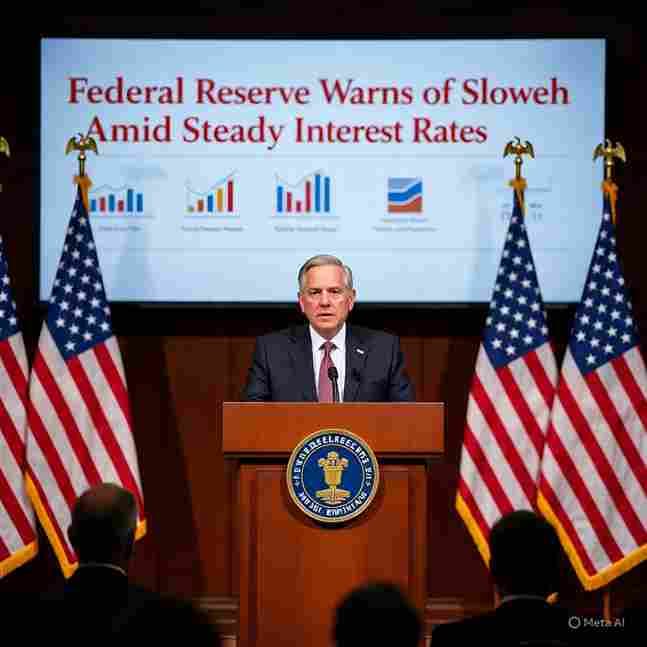 Federal Reserve Warns of Slower Growth Amid Steady Interest Rates: A Detailed Analysis