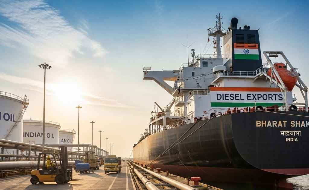 India’s Diesel Exports to Ukraine Surge to 15.5% in July 2025, Navigating U.S. Criticism and Geopolitical Tensions