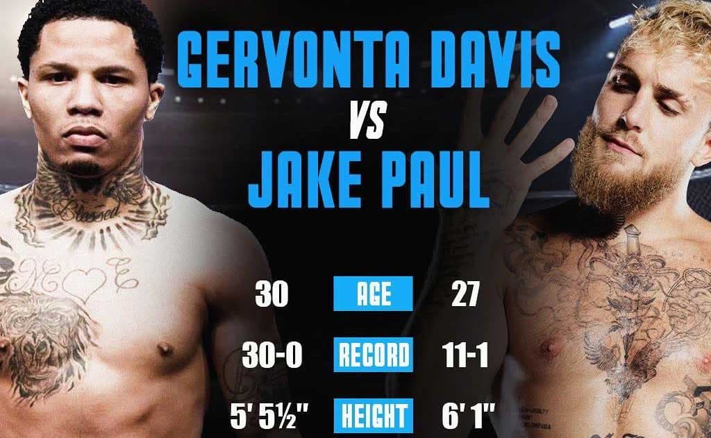 Jake Paul vs. Gervonta Davis