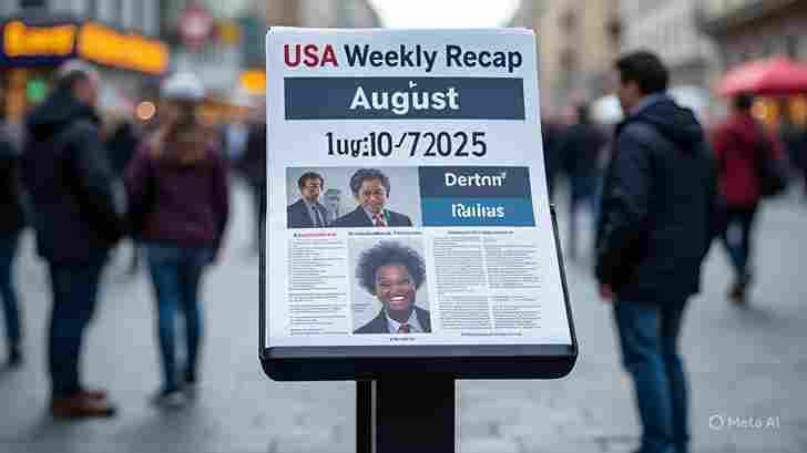 USA Weekly Recap: August 10-17, 2025 – Major Events, News, Deaths, Sports, Movies, OTT Releases, and Layoffs