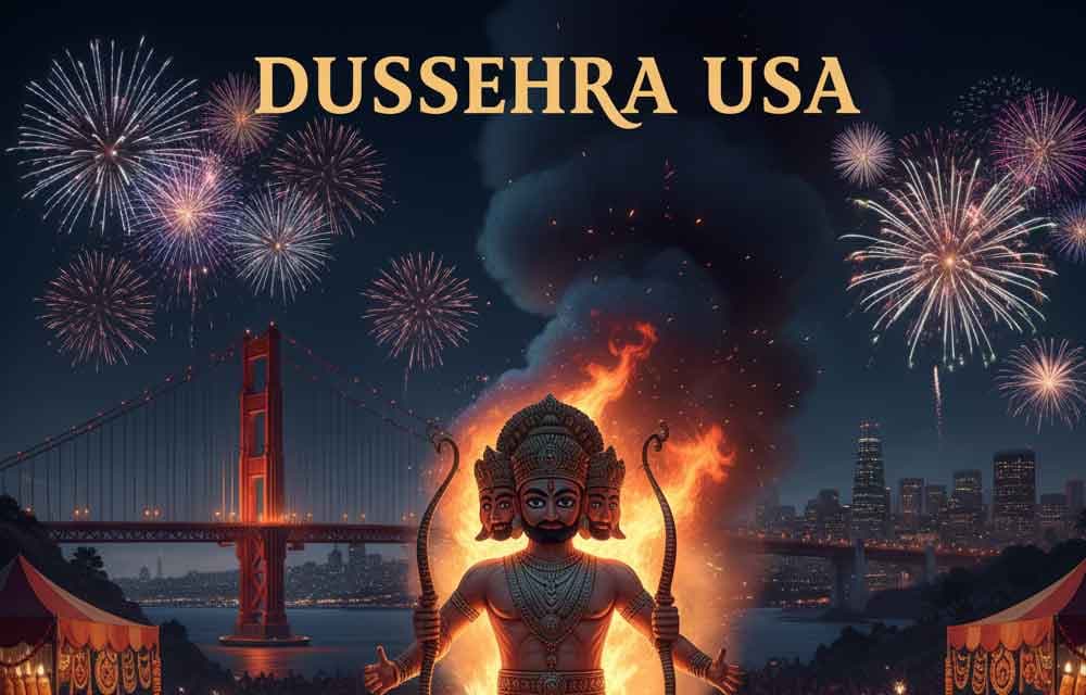 Celebrating Dussehra in the USA