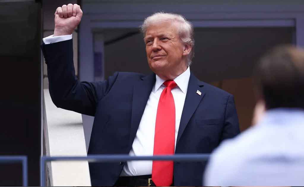 Trump Draws Boos and Cheers at U.S. Open