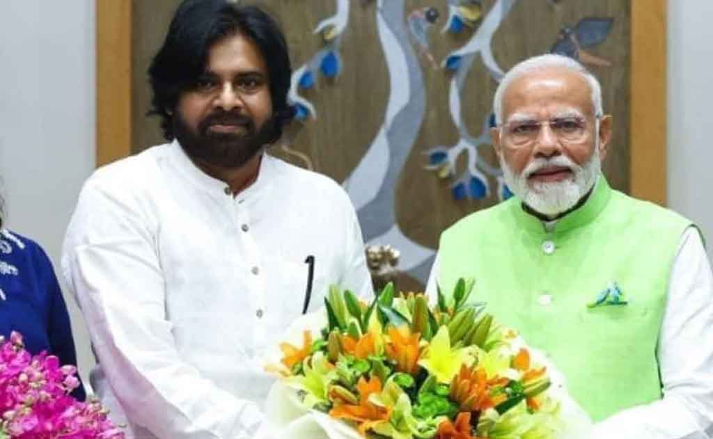 PM Modi Wishes Pawan Kalyan on His 57th Birthday, Lauds His Role in Strengthening NDA in Andhra Pradesh