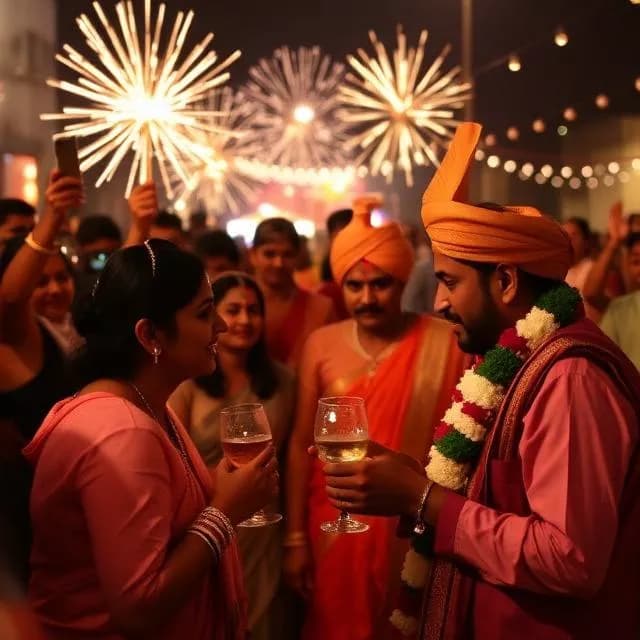 English New Year Parties vs Hindu New Year Rituals: What Do We Lose & Gain?