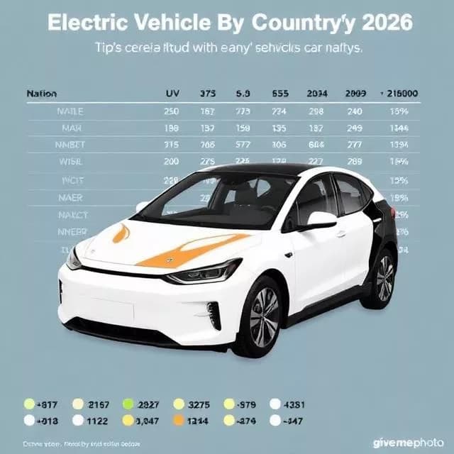 Electric Vehicles by Country 2026: Top Nations, EV Sales Numbers, Market Share Percentages & What It Means for NRIs