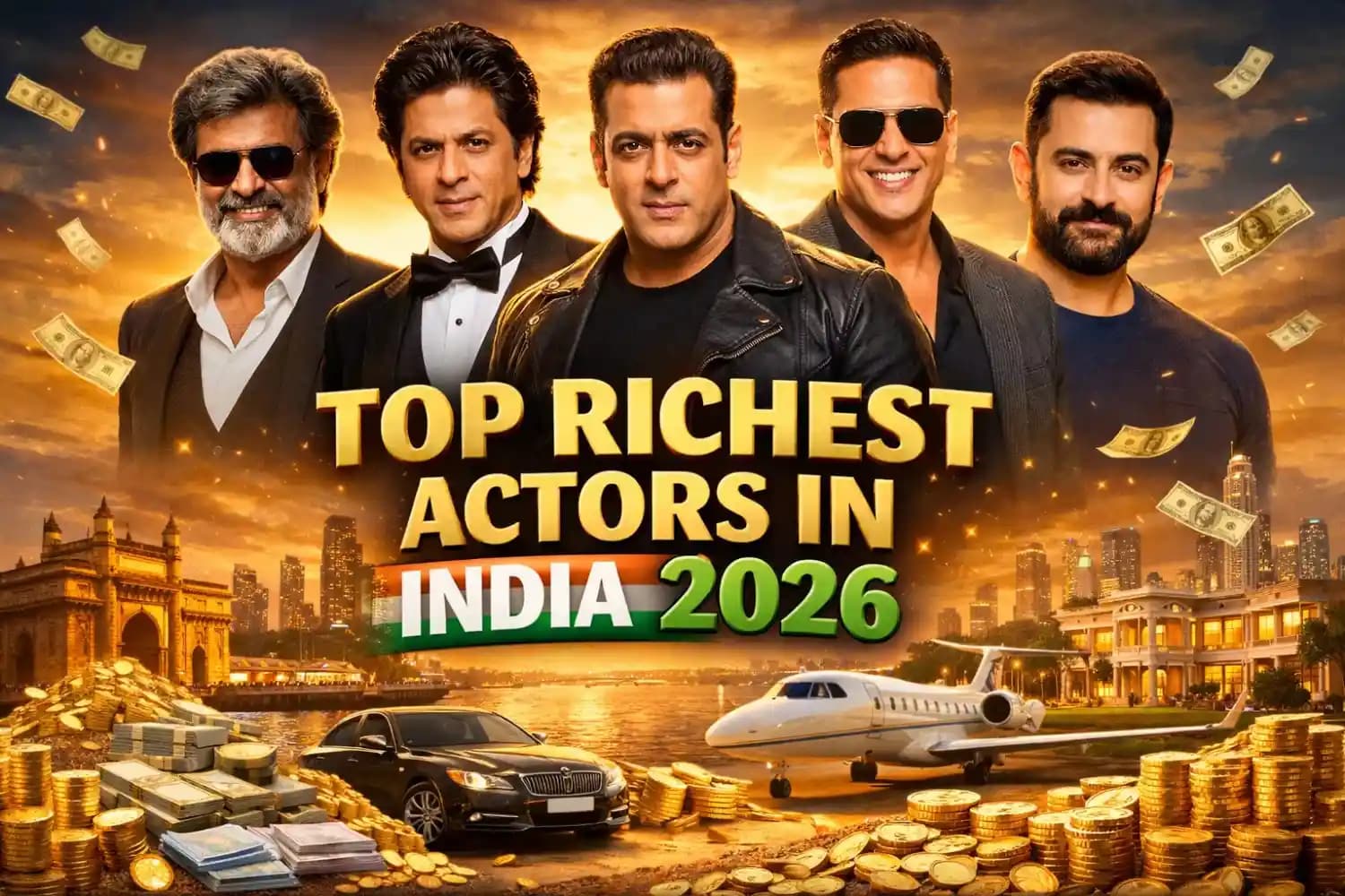 The top richest actors in india