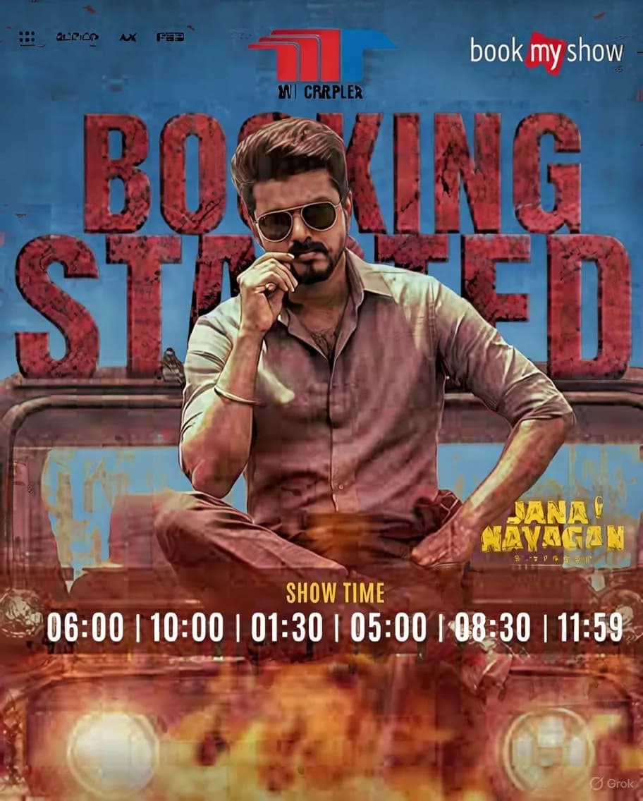 Jana Nayagan Advance Bookings Surge: Thalapathy Vijay's Final Film Set