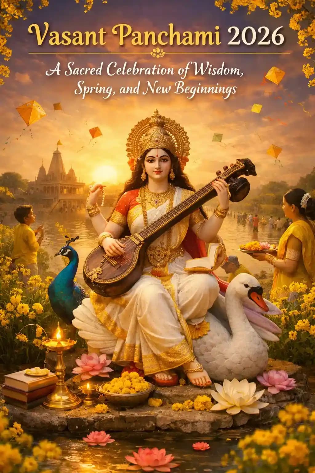 Vasant Panchami 2026: A Sacred Celebration of Wisdom, Spring, and New Beginnings