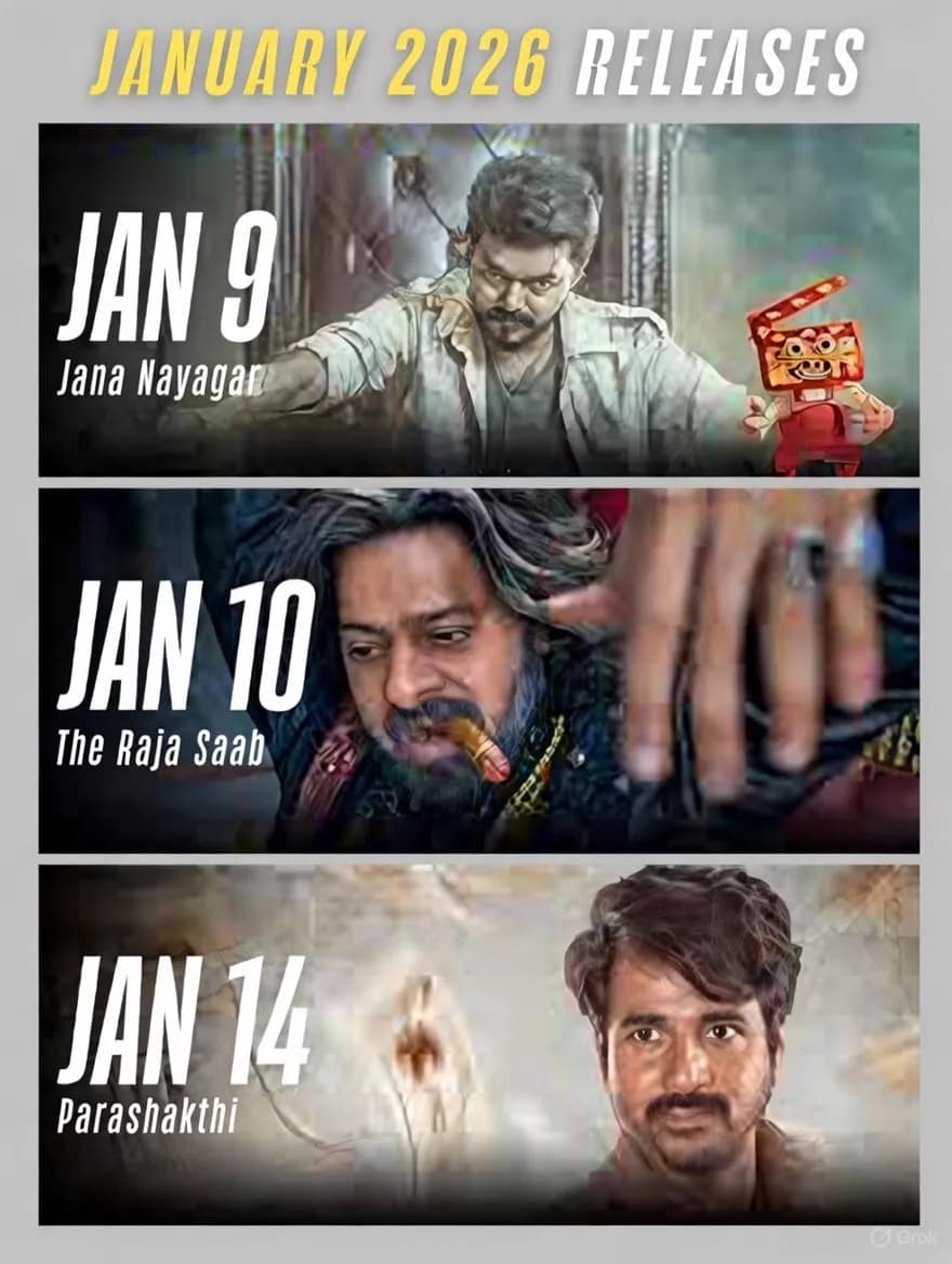 Pongal 2026 Box Office Clash in USA: Complete List of Indian Movies Releasing for NRIs