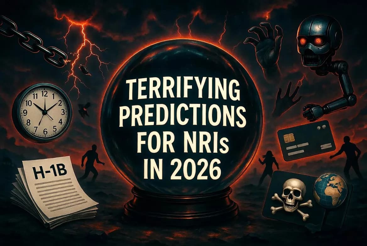 10 Terrifying Predictions for NRIs in 2026: H-1B Chaos, Remittance Taxes, AI Job Losses, and Deepfake Scams