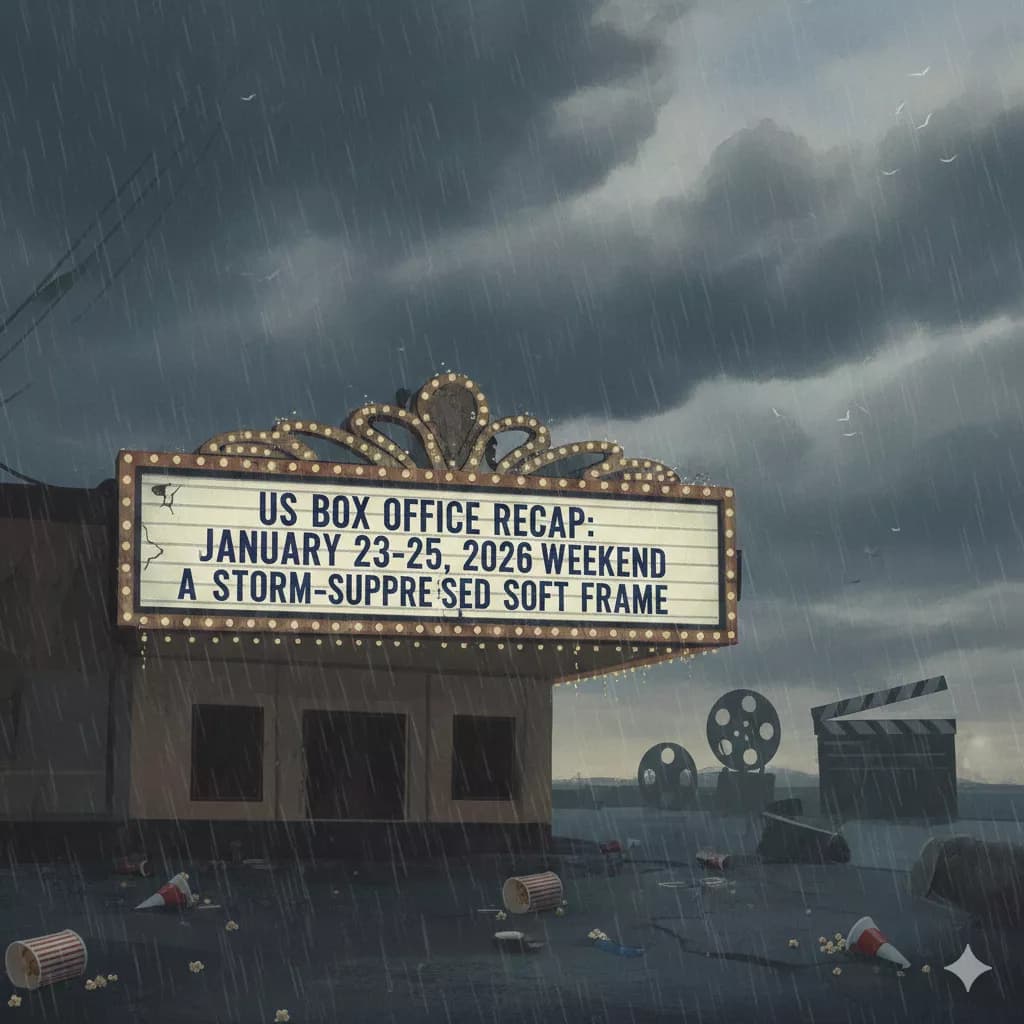 US Box Office Recap: Jan 23–25 Weekend Hit by Storm-Softened Frame