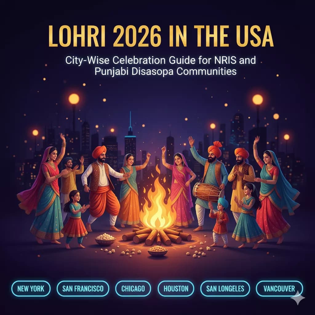 Lohri 2026 in the USA: City-Wise Celebration Guide for NRIs