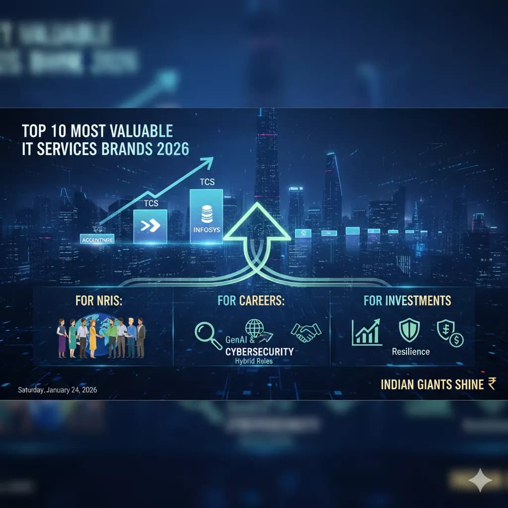 Top 10 Most Valuable IT Services Brands 2026: Accenture Leads, Indian Giants TCS & Infosys