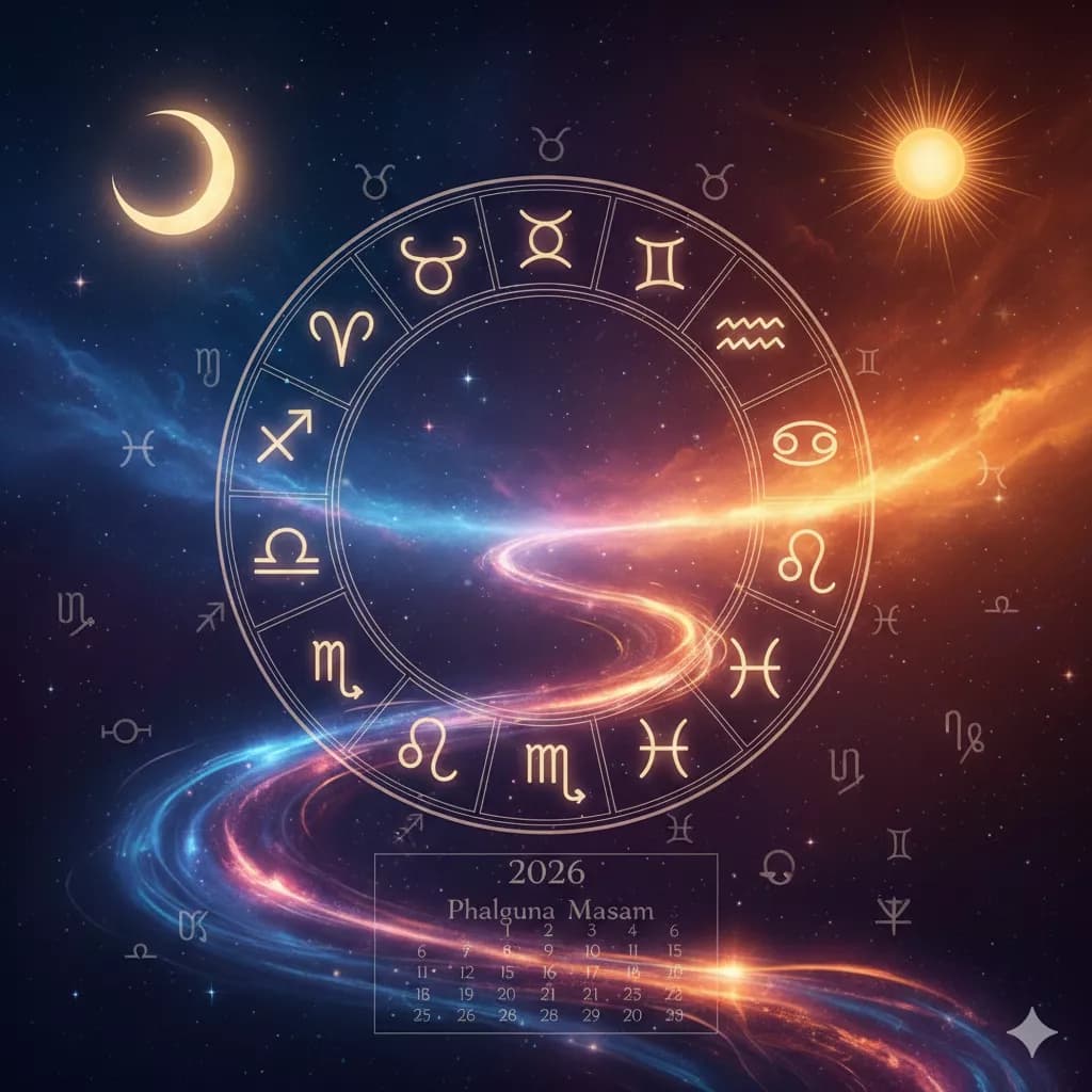 Phalguna Masam 2026 Monthly Horoscope – All 12 Rashi Predictions