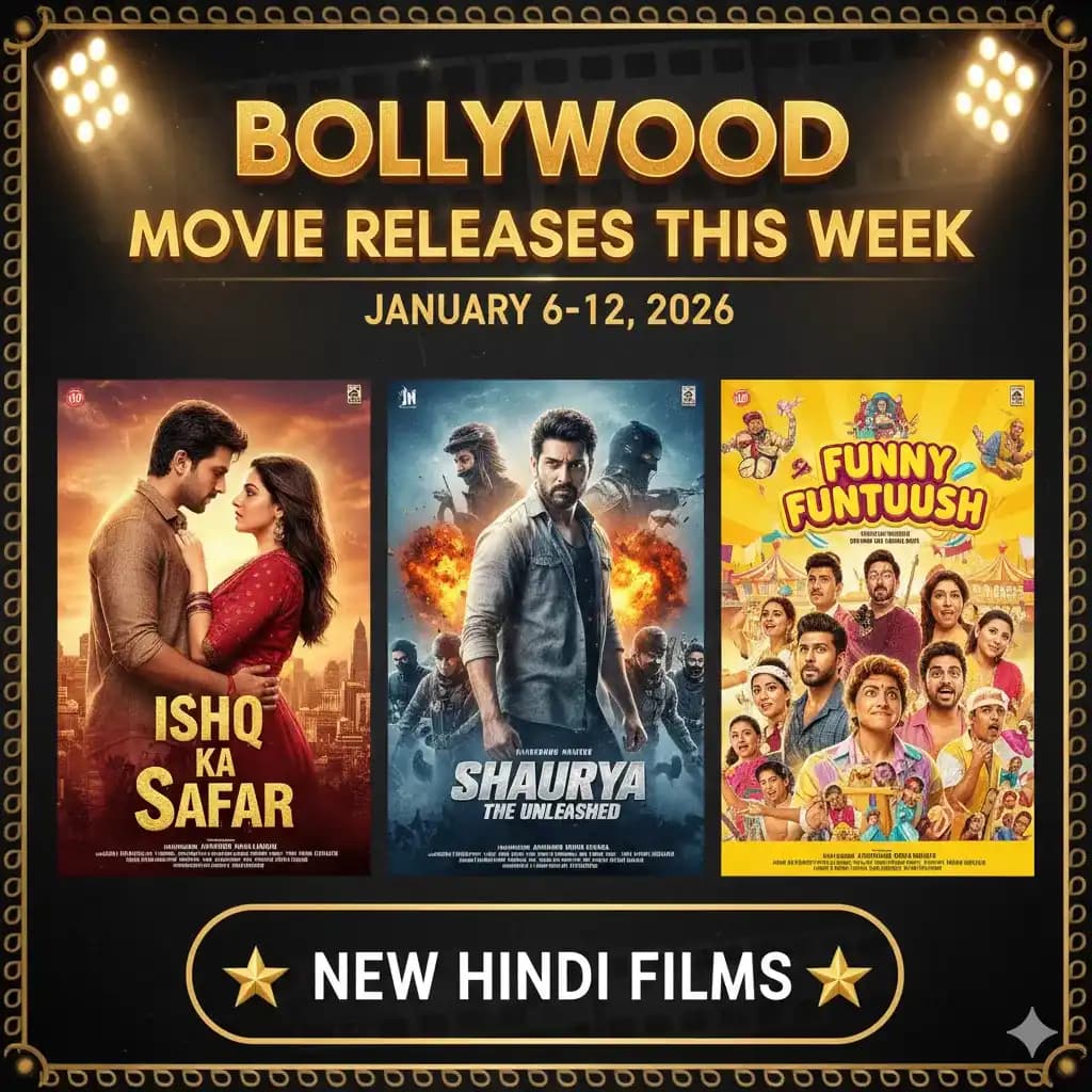 Bollywood Movie Releases This Week (January 6-12, 2026): New Hindi Films