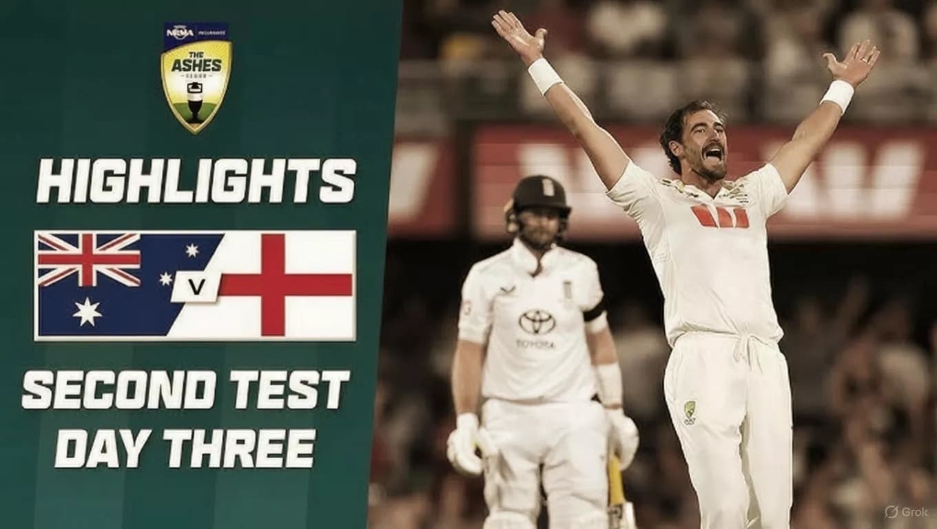 Australia vs England Ashes 2025-26 Day 3 Report