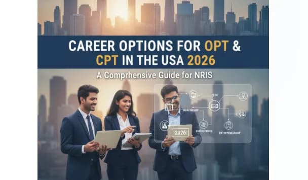 Career Options for OPT and CPT in the USA 2026: A Comprehensive Guide for NRIs
