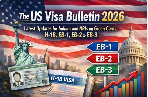 The US Visa Bulletin 2026: Latest Updates for Indians and NRIs on Green Cards, H-1B, EB-1, EB-2 & EB-3