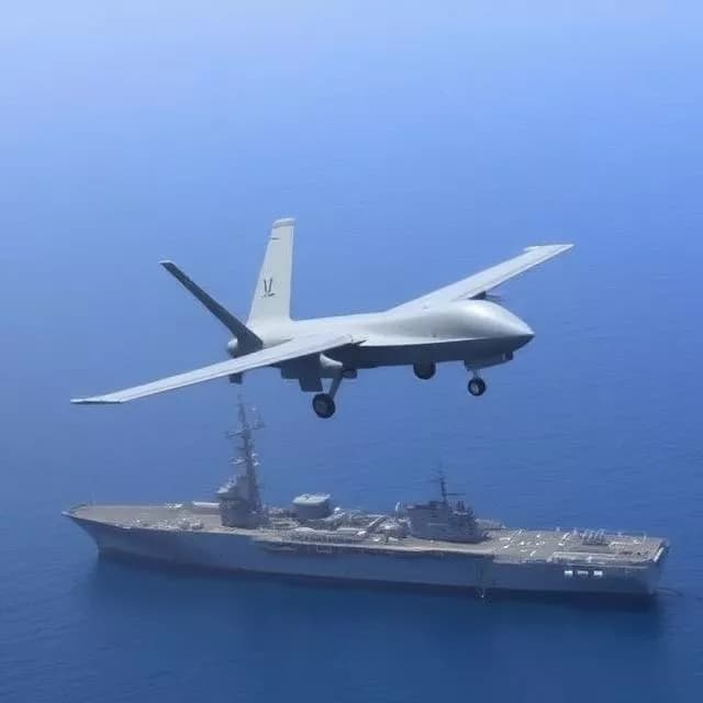 Iranian Shahed-139 Drone Shot Down Near US Carrier