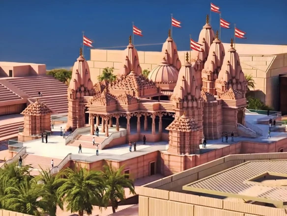 Middle East’s First Hindu Stone Temple Opens in Abu Dhabi
