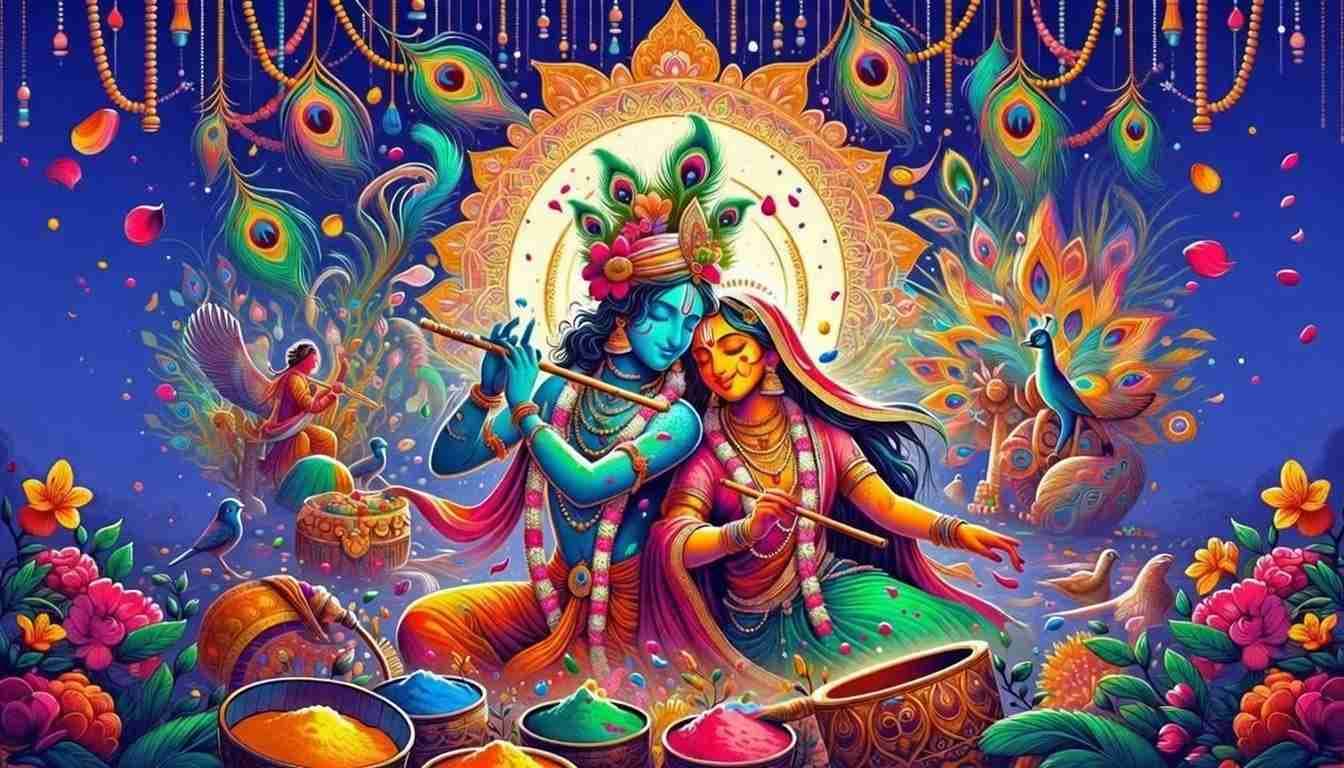 Radha Krishna & Holi: Divine Love Story