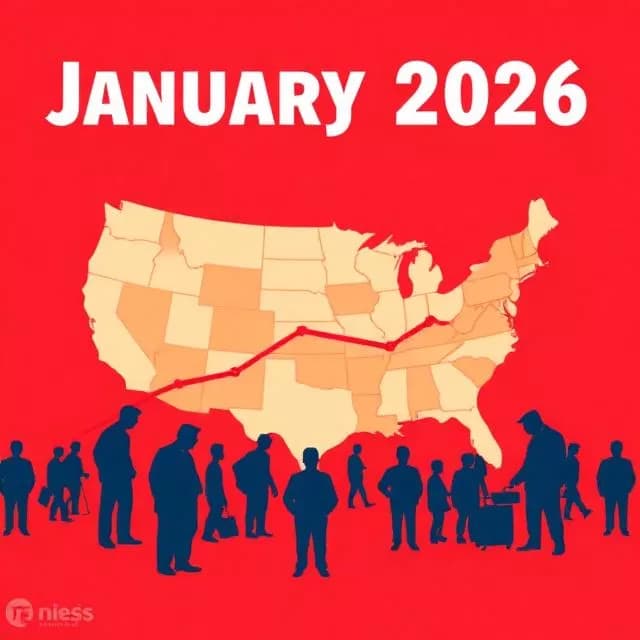 January 2026 US Layoffs Surge as Unemployment Holds at 4.4%