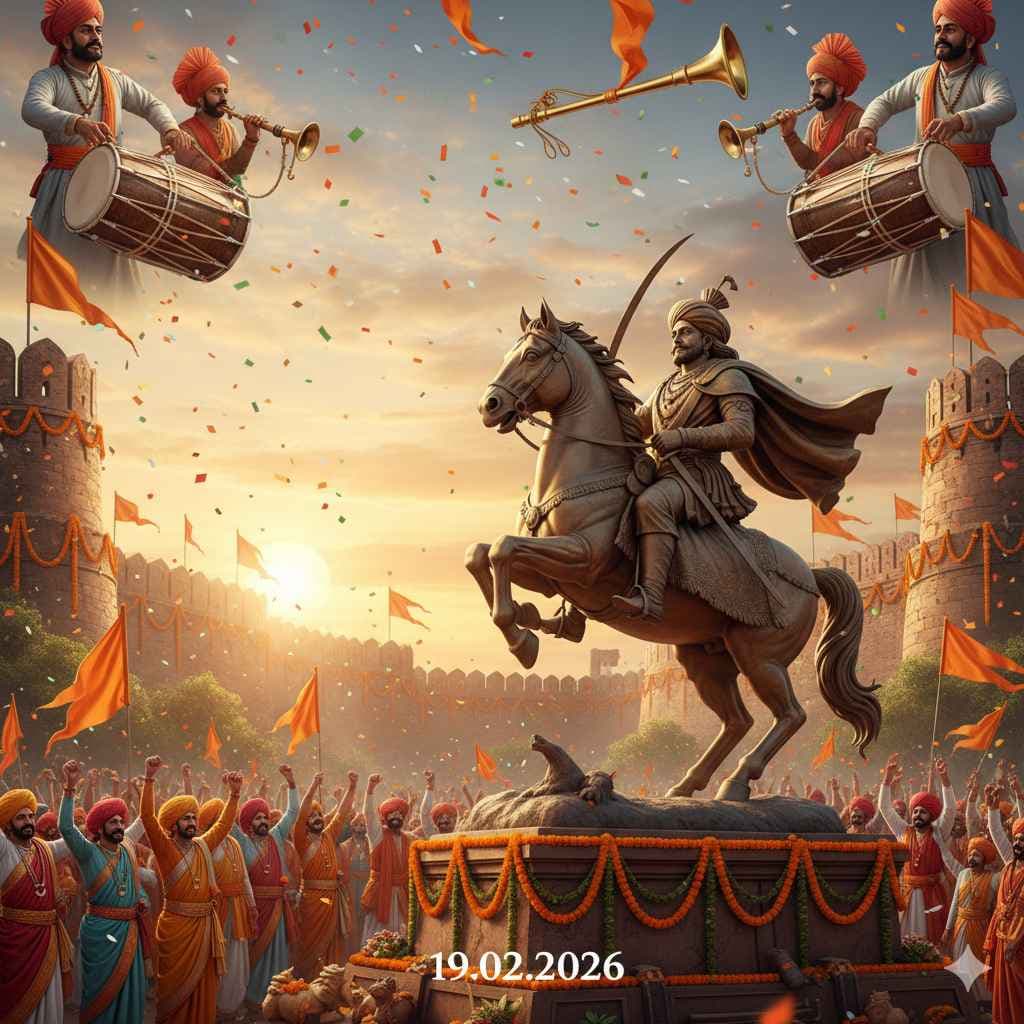 Shivaji Maharaj Jayanti 2026 Celebrated