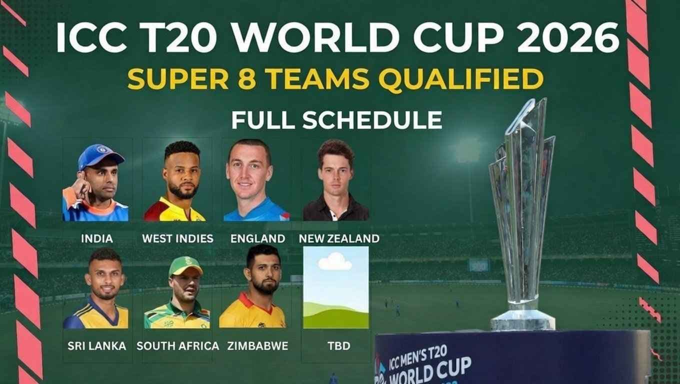 T20 World Cup 2026: Super 8 Stage Begins