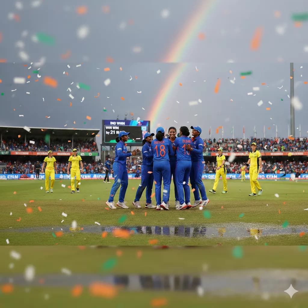 India Women Beat Australia by 21 Runs in T20I