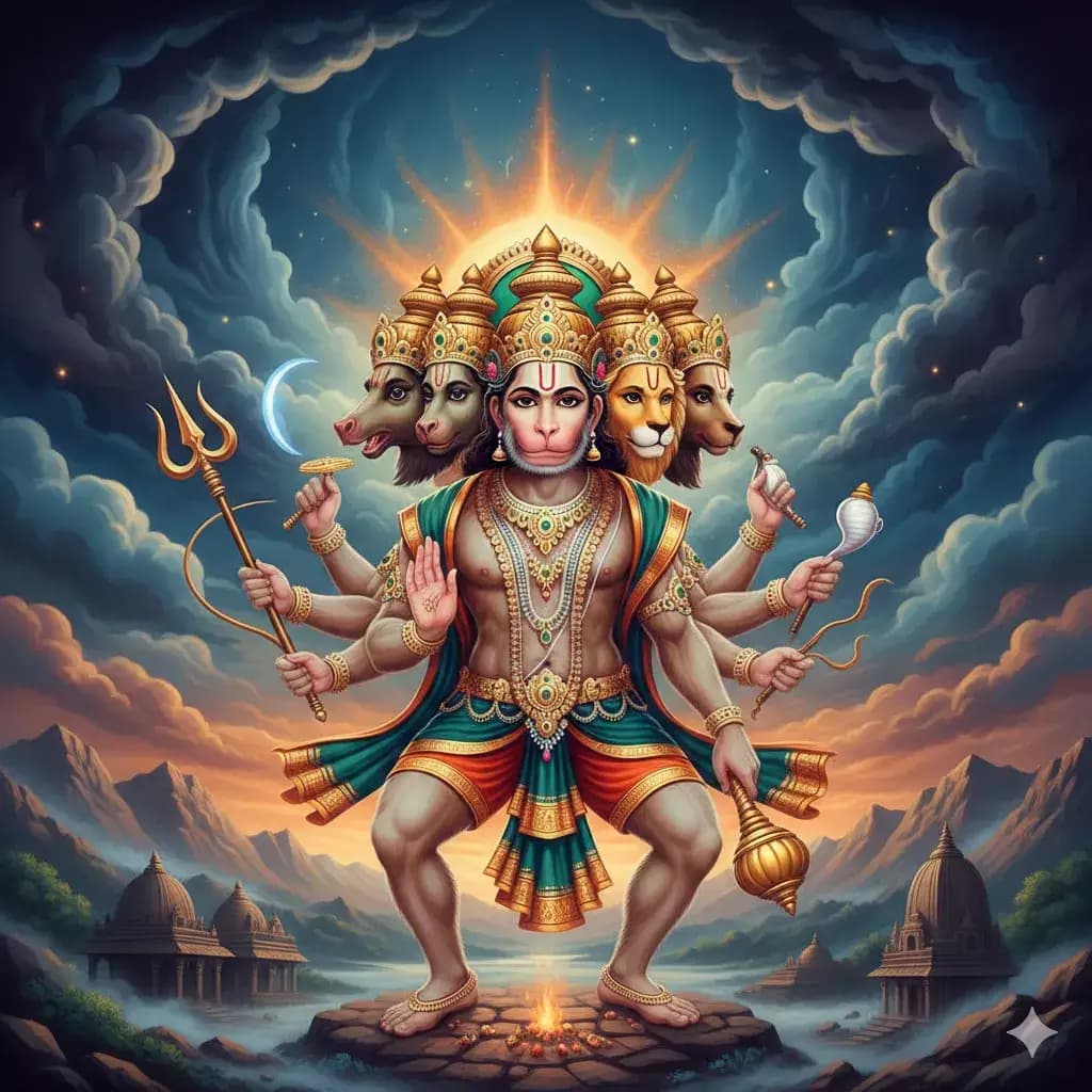 Panchamukhi Hanuman: Five Faces Explained