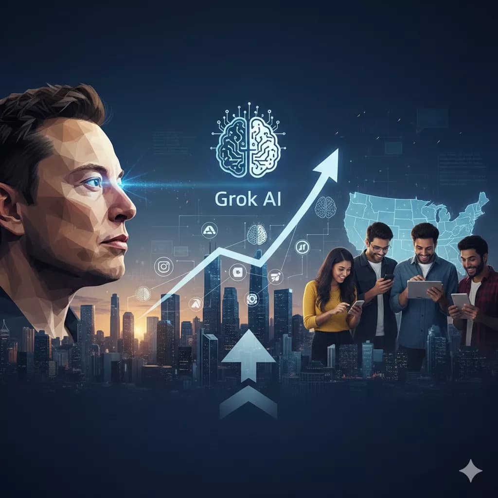 Why Elon Musk’s Grok AI Is Exploding in the US