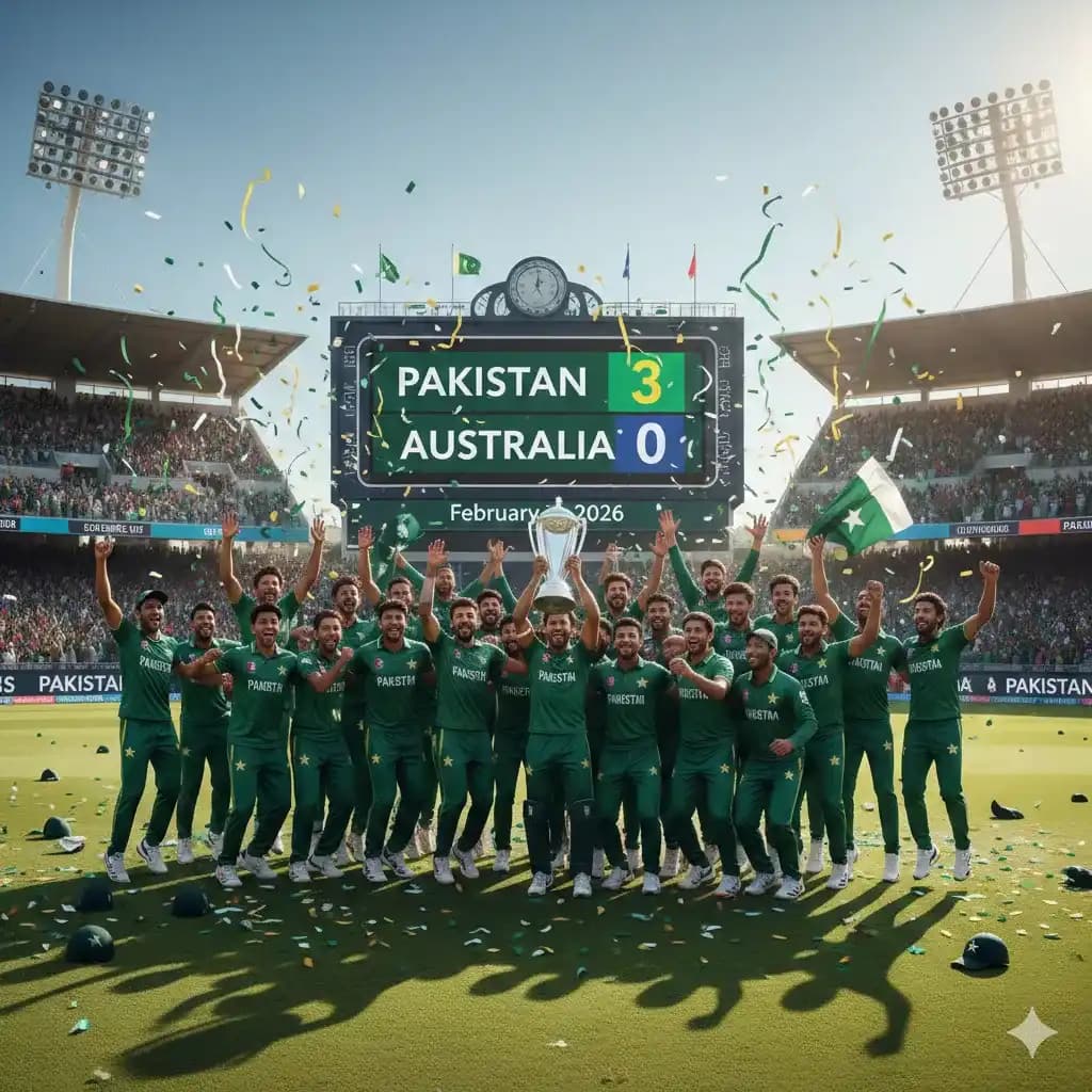 Pakistan Whitewash Australia 3-0: Complete Domination