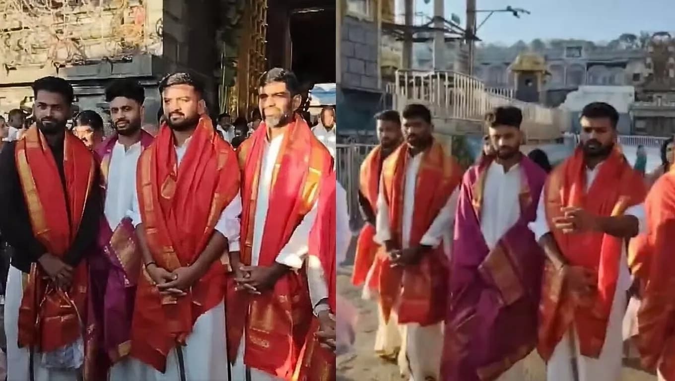 USA Cricket Team Visits Tirumala Temple: A Proud Spiritual Moment for NRIs
