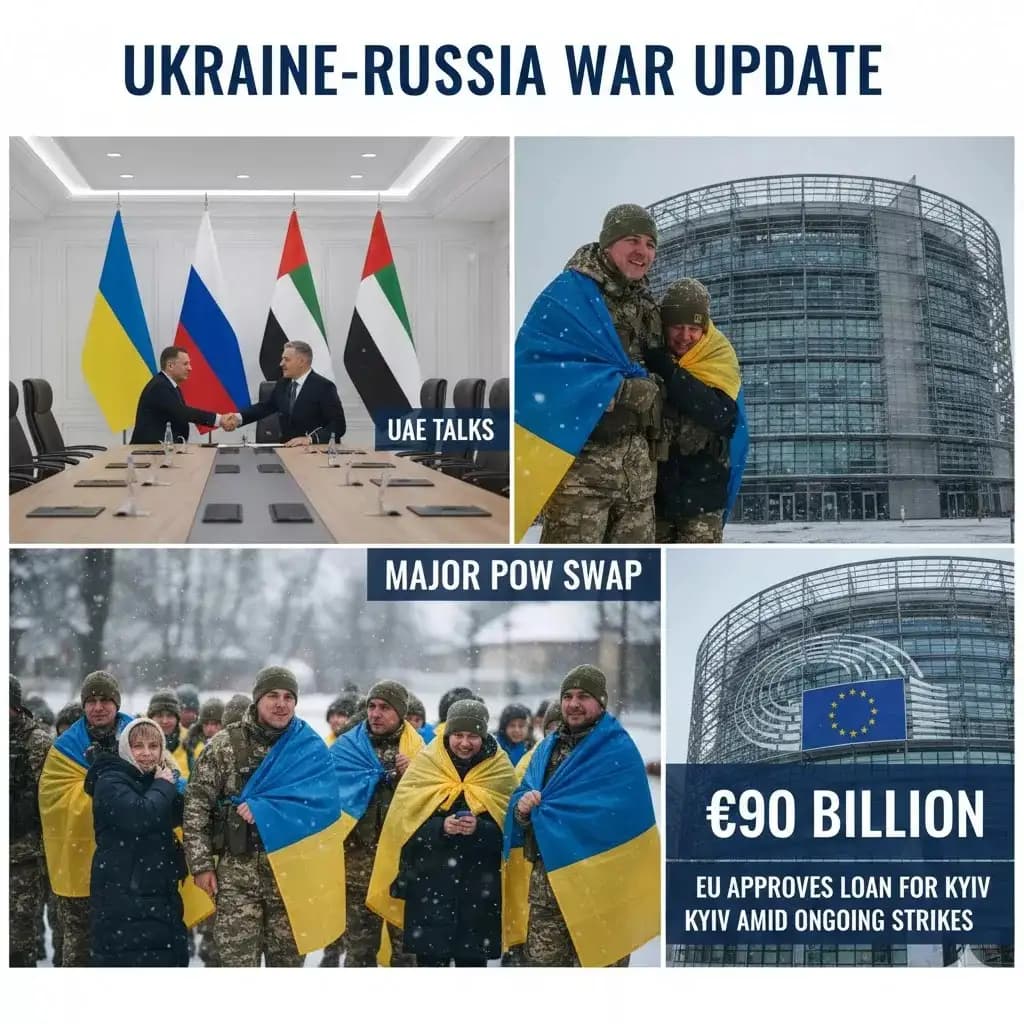 Ukraine-Russia War: POW Swap & EU €90B Loan Approved