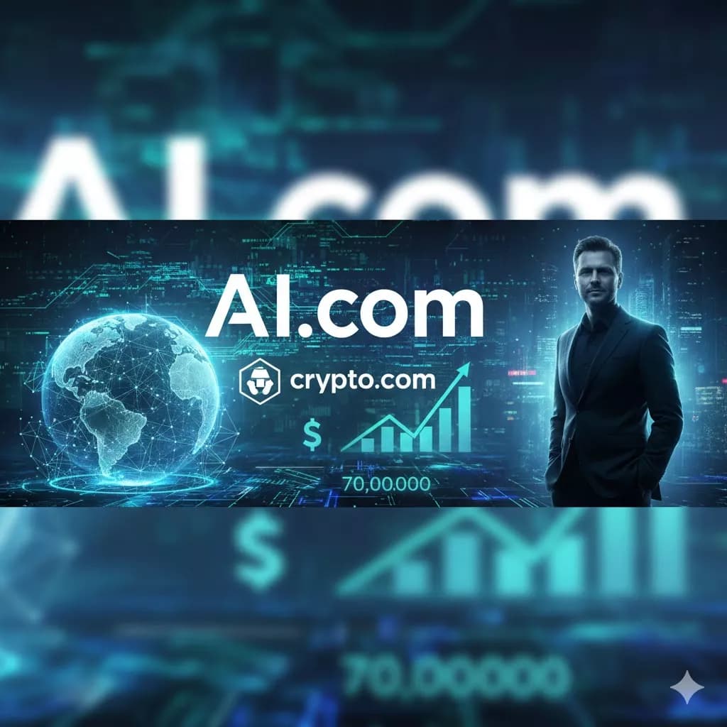 AI.com Sold for $70 Million: Crypto.com CEO Kris Marszalek Makes Historic Domain Deal