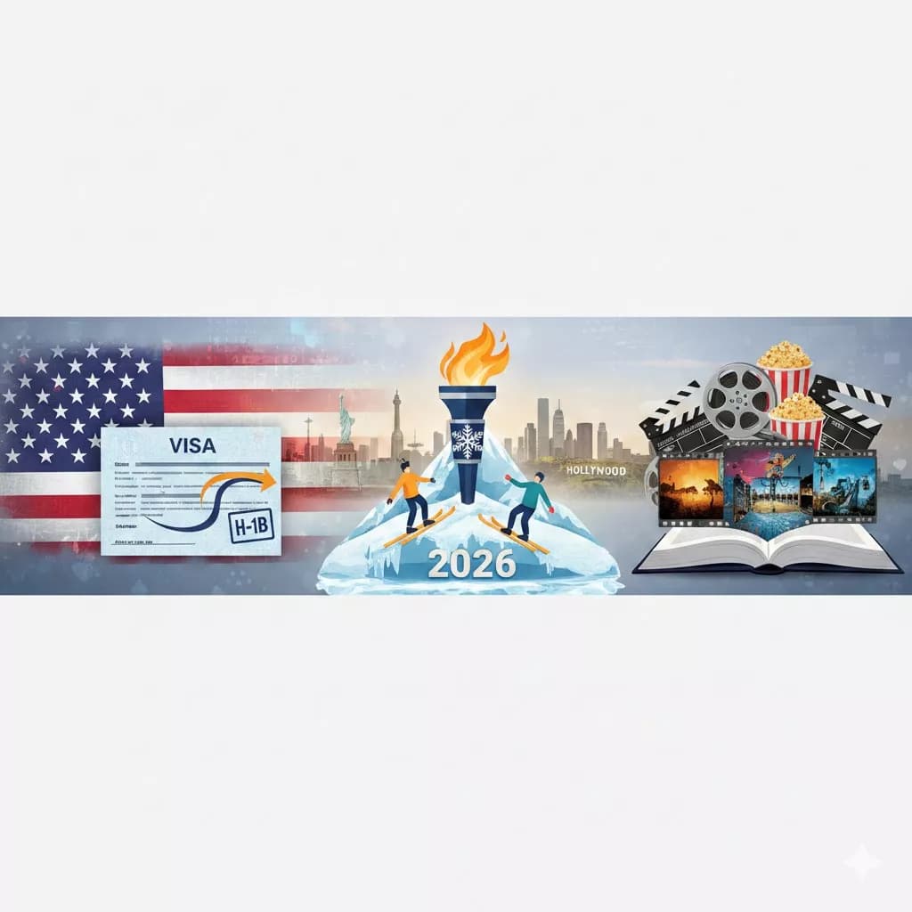 USA Weekly NRI Roundup 2026: H-1B Visa Changes, Winter Olympics & Movie Releases