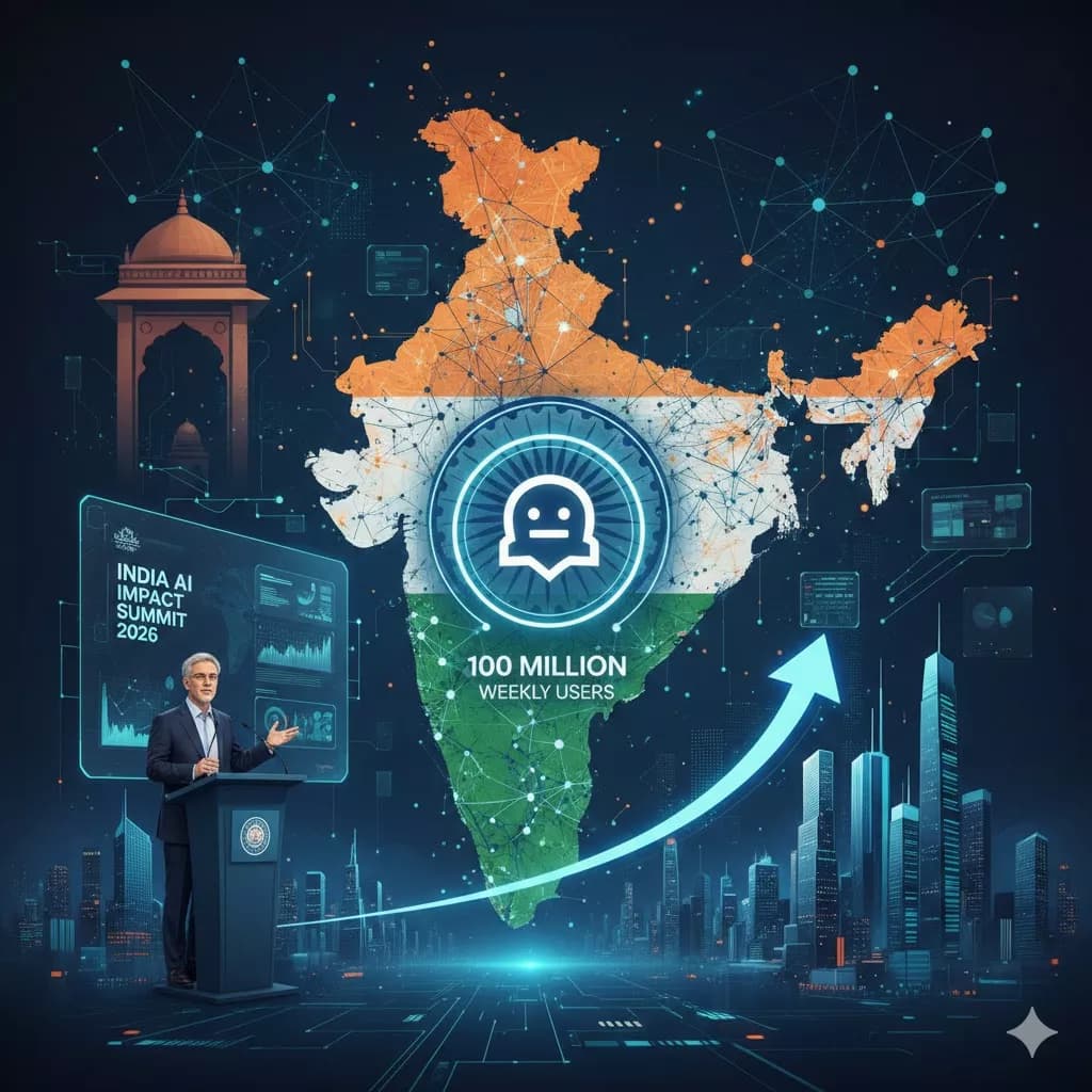 India Reaches 100 Million Weekly ChatGPT Users: Sam Altman Highlights AI Boom at India AI Impact Summit 2026
