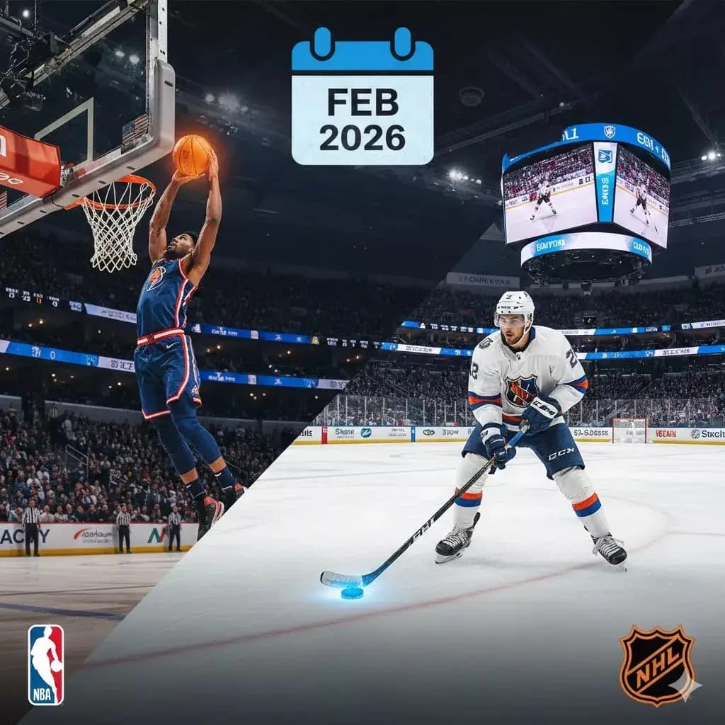 USA Major Sports This Week: NBA & NHL Action Feb 2026